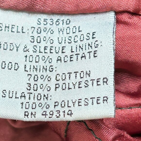 University California Berkeley Wool Blend Navy Jacket Men's Size XL Preppy - Picture 7 of 10